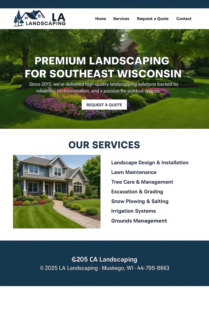 Landscaping hero image